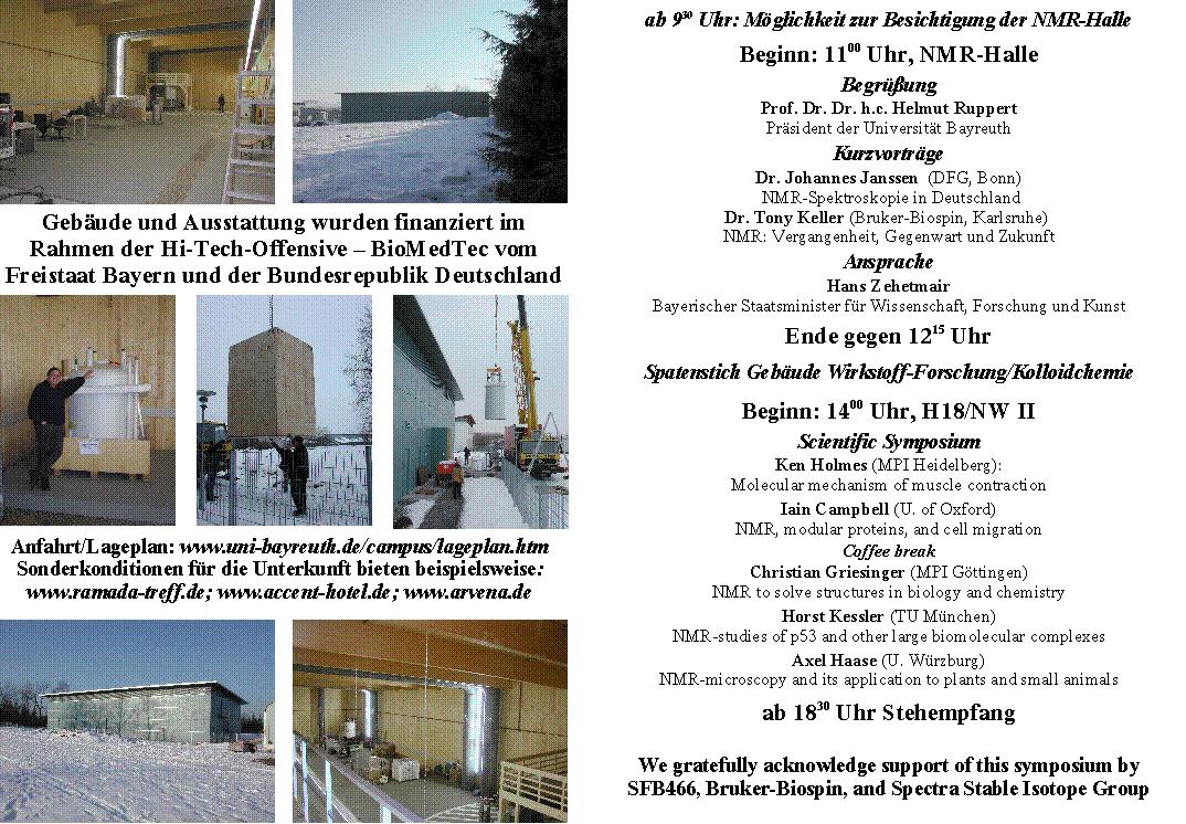 NMR-Symposium am Fr. 28.03.2003